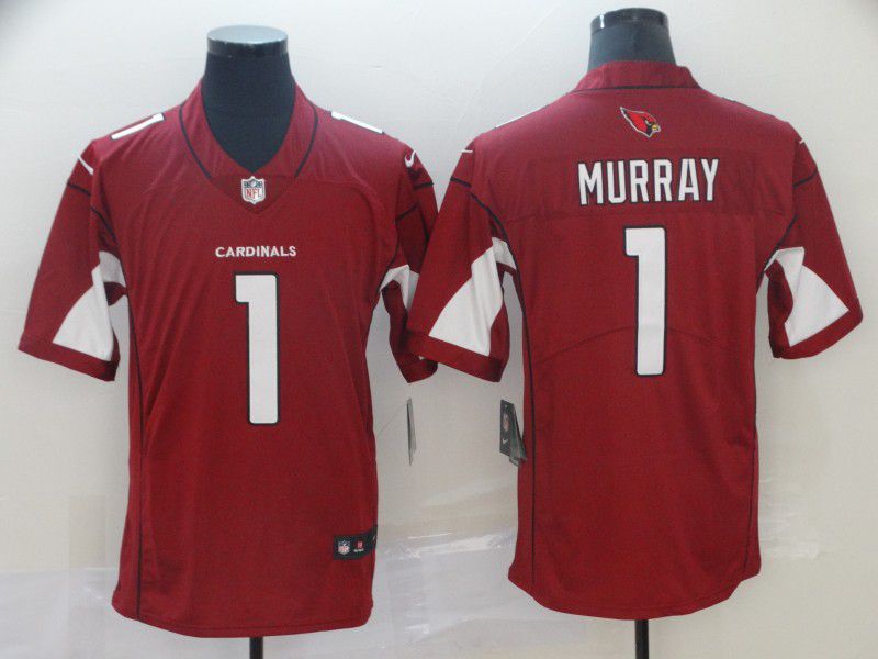 Men Arizona Cardinals #1 Murray Red Nike Vapor Untouchable Limited Player NFL Jerseys